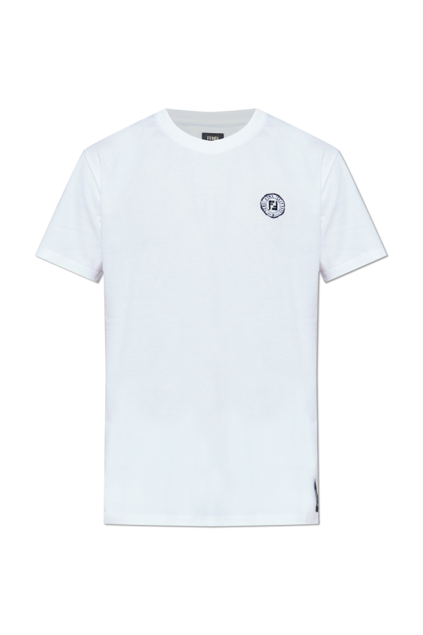 【FENDI】Short-sleeved T-shirt/追跡+関税+全国送料込み Fendi FY0936 Short Sleeve T-Shirt L 80959020 | eBay